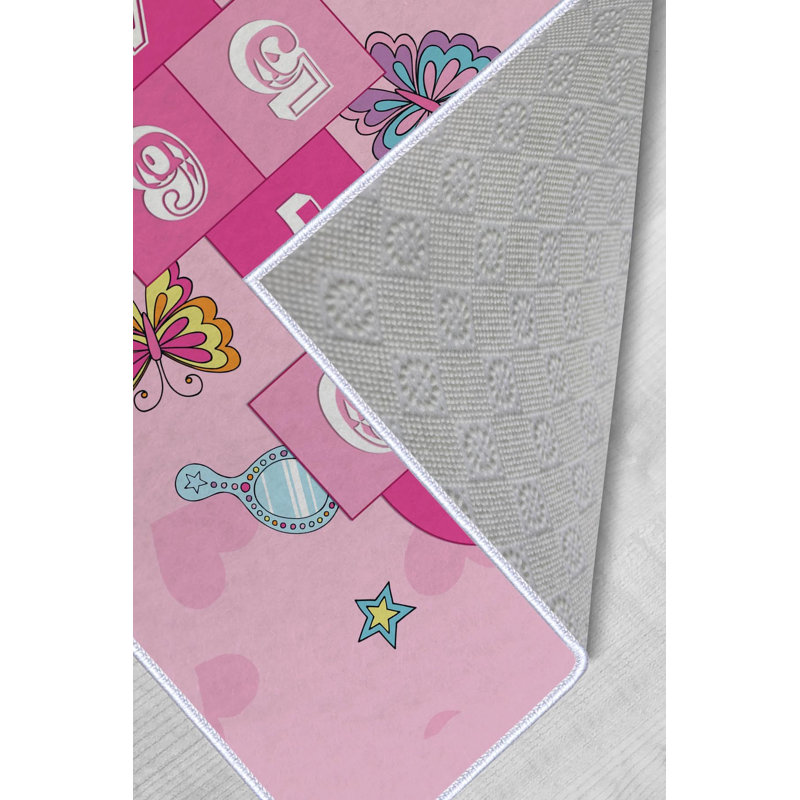 Tapis d'entrée de qualité supérieure, impression numérique 3D, 3,3 x 6,6 pi | 100% polyester, 650 g / m² | Antibactérien, antidérapant sous le dessous, hauteur des poils: 0,3 po | Lavable à la machine, parfait pour les endroits très passants, design élégant et durable