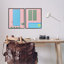 "Cadre moderne pour piscine" par Regina Moore, 2 pièces sur toile-101254954-100968854