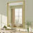 Aevar Tempered Glass and Aluminum Alloy Framed French Cleat Mounted Wall Mirror with 5-Year Warranty-397524566-384154443