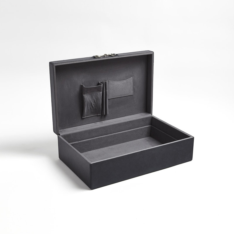 Stirrup Detail Box-Blue Wash, 5.25" H x 10.25" W x 16.25" D