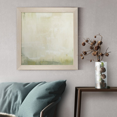 "Olive horizon I", reproduction d’art sur toile encadrée