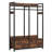 47.2" Rustic Brown Freestanding Closet Organizer
