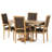 Hilderbrand 4 - Person Extendable Pedestal Dining Set-71167642-71167643