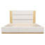 Structure de lit plateforme tapissier avec tête de lit en bois allongée, lit moderne avec base en bois-428796276-428796278