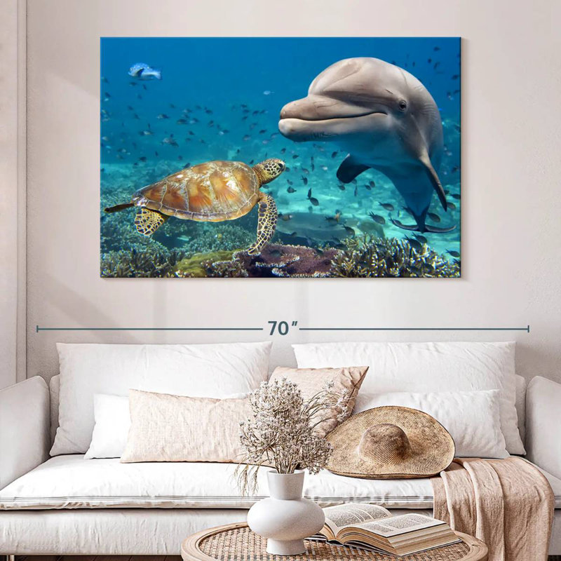 Underwater friends Aletra, H 34 po x l 51 po