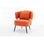 Fauteuil d'appoint moderne en tonneau avec support à ressorts ensachés pour petits espaces-1018456766