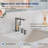 Single Hole Bathroom Faucet with Drain Assembly, Single Handle Bathroom Sink Faucet-124671820