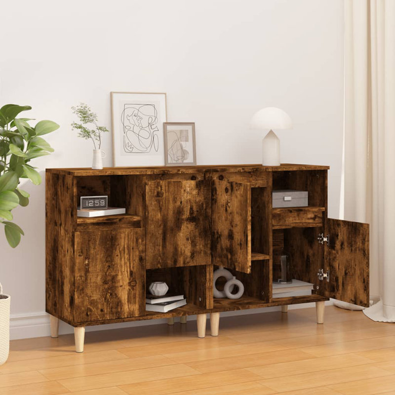 Derron 60cm Sideboard, Smoked Oak