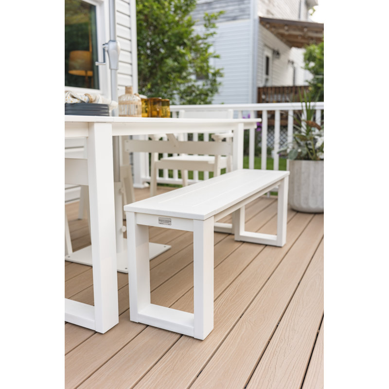 Calla Dining Bench, Sage, Light Grey