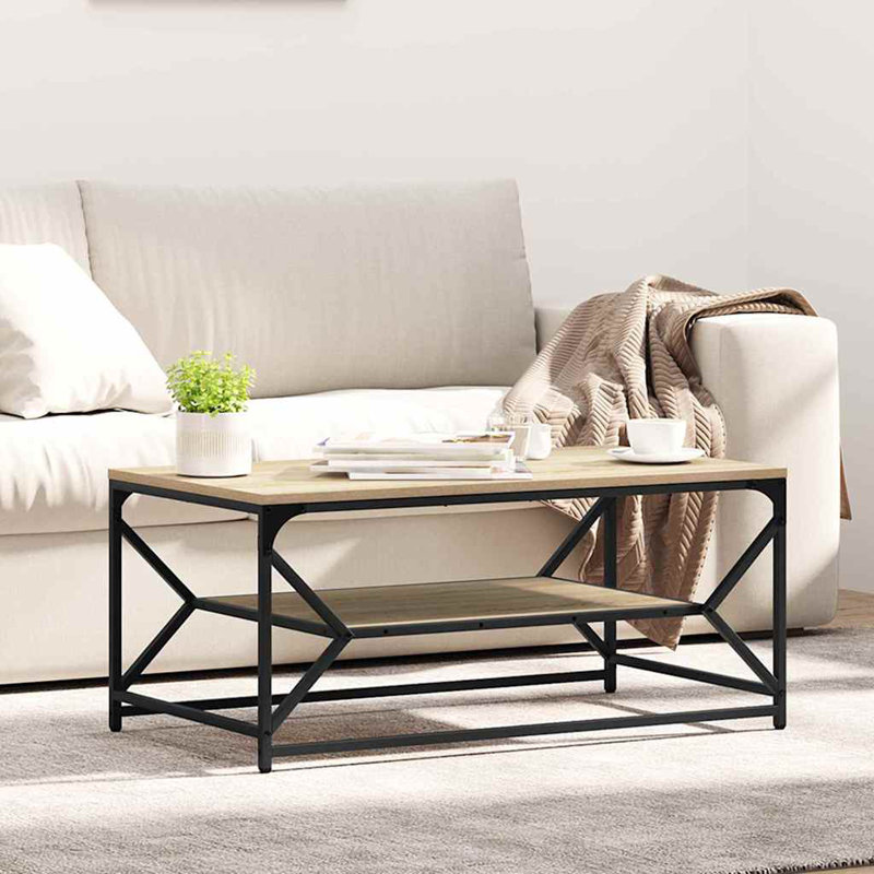 Coffee Table with Storage, Brown
