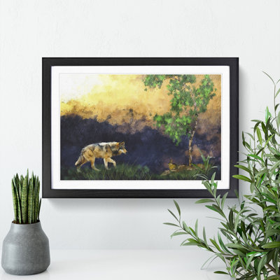 Abstract Wolf Vol.5 - Picture Frame Graphic Art