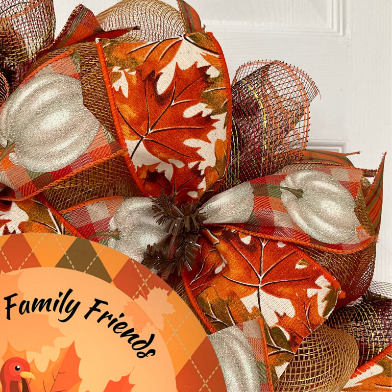 Couronne de dinde faite à la main de Thanksgiving