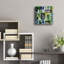 Art mural en verre acrylique Golders 1 'par Coco Good, 12 po x 12 po