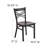 Prompton 'X'' Metal Restaurant Chair-264507924-158781930