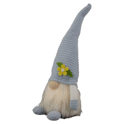 12.25" Spring Gnome with Flower Hat