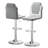 Modern Racing Style Bar Stools Adjustable Swivel Barstools, Counter Height Chairs Seat with Footrest-196024397