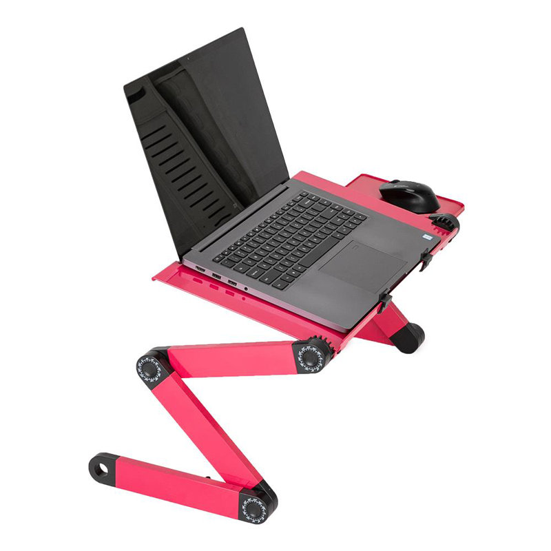 Plateau pour ordinateur portable pliable, Rouge