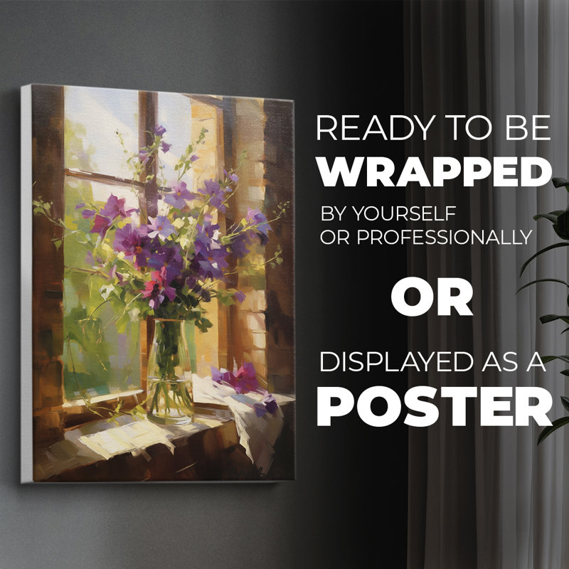 FLORAL Series DCCXC - Impression sur toile seulement - NON CADRE, H 60 po x l 40 po