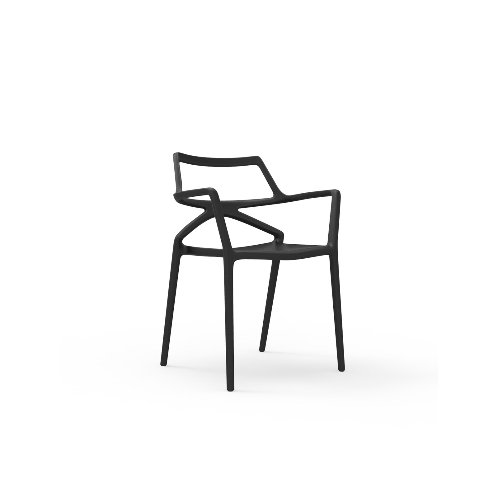 DELTA Chair (Indoor/Outdoor), Black