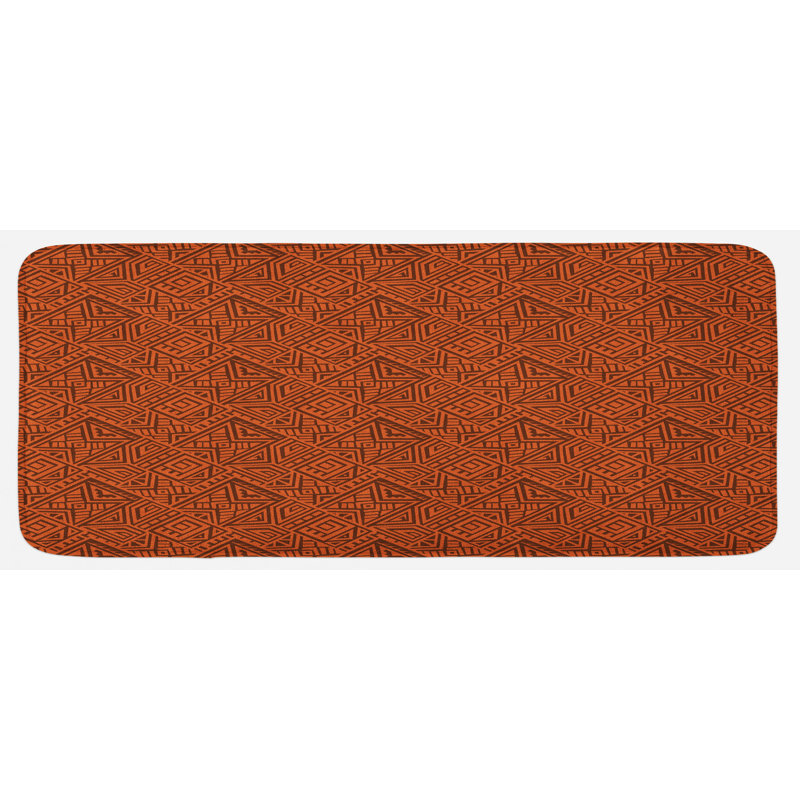 Eclectic Synthetic Kitchen Mat