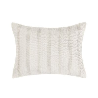 Abraham Striped Cotton Pillow Sham