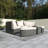 6-Piece Outdoor Wicker Sofa Set With Coffee Table-1724041069