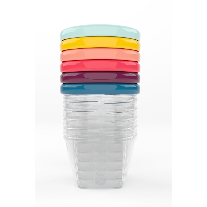 Babymoov Bowls, 6-Piece Storage Food Containers 6x6 oz