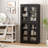 Wood Glass Door Display Cabinet China Cabinet-1826213294
