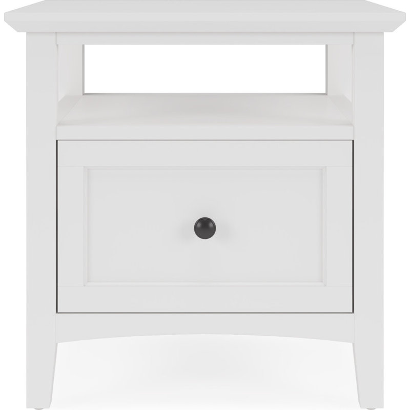 Table de bout Renee Grace, Blanc