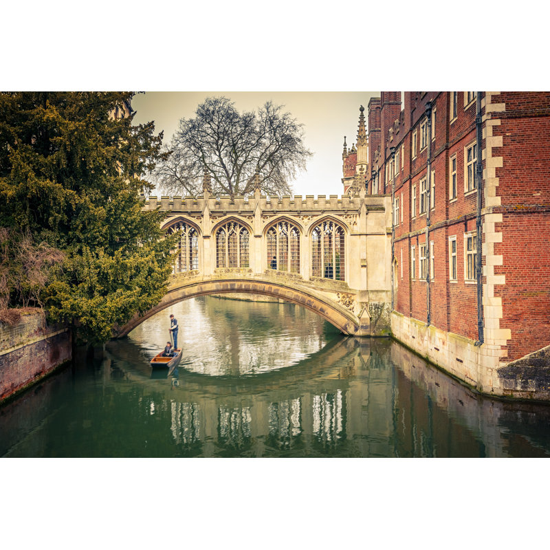 The Bridge Of Sigh, Cambridge by Sborisov - Wrapped Canvas Print, 30cm H x 46cm W