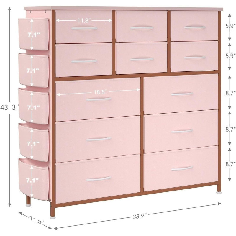 Commode Effy, Rose
