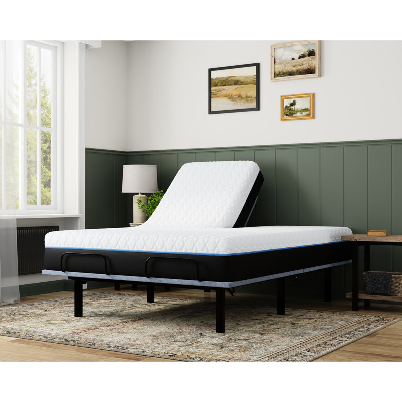 Memory Foam Mattress With Copper Comfort - Split Top Queen 12 Phase Change Cooling, Split Top Queen