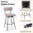 Keilei Swivel Upholstered Counter Stool-1890591877-1890591878