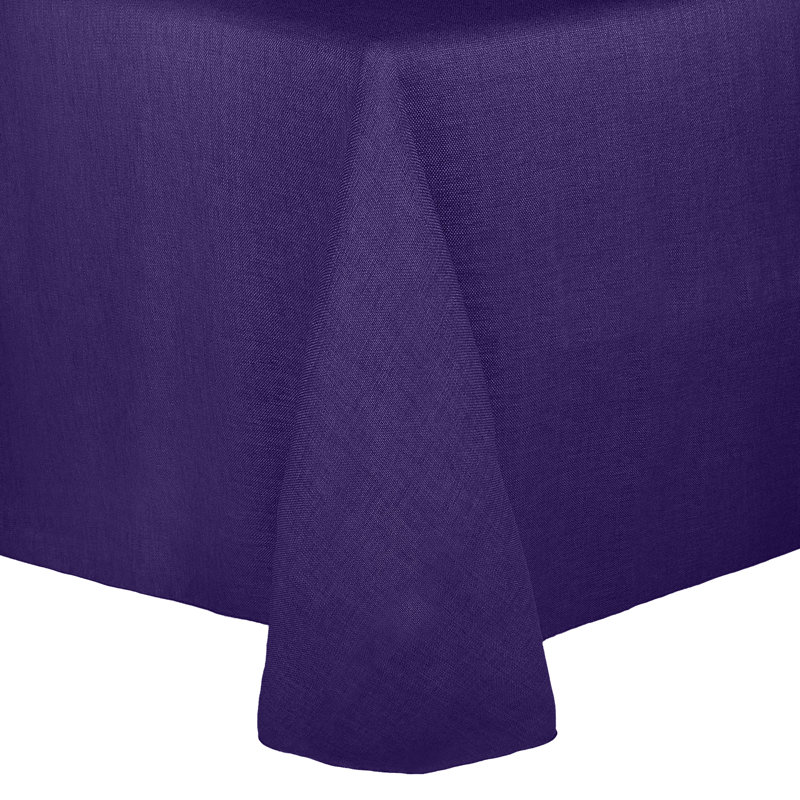 Ultimate Textile Square Tablecloth, 108" x 108", Purple, 15