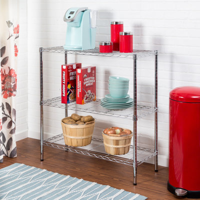 Wayfair Basics® Stromsburg 3-Tier Shelving Unit (36'' H X 36'' W X 14'' D)