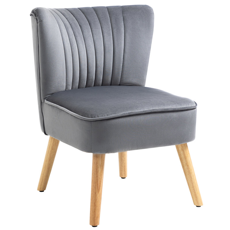 Upholstered Accent Chair, Grey