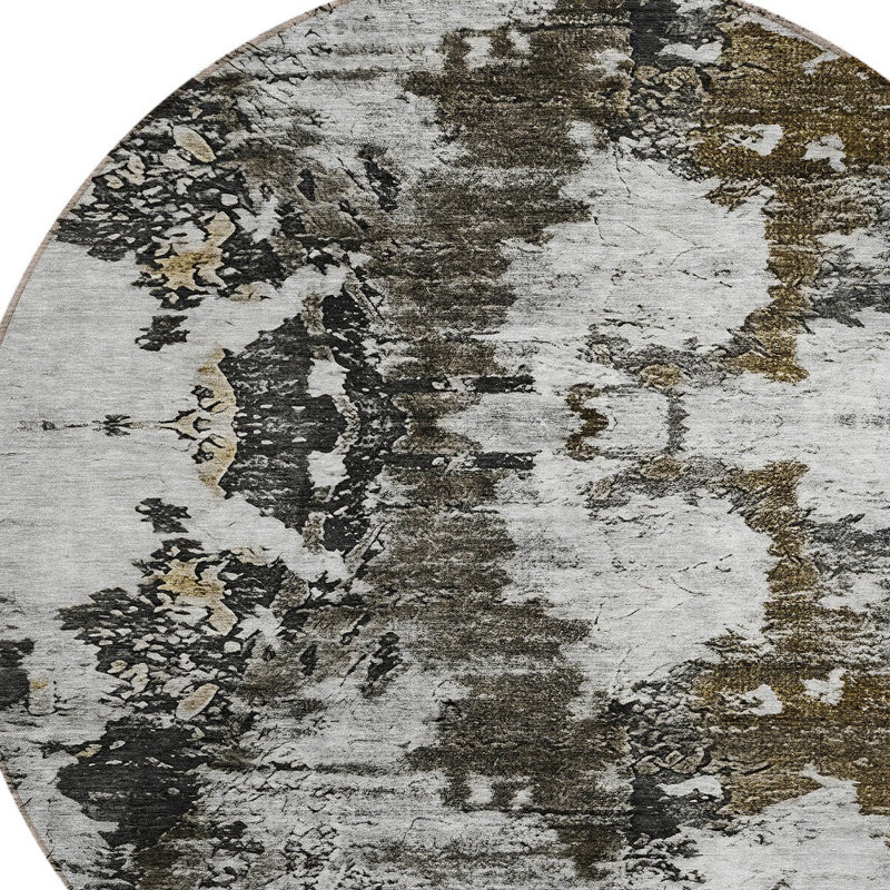 Tapis d'intérieur rond 8 po