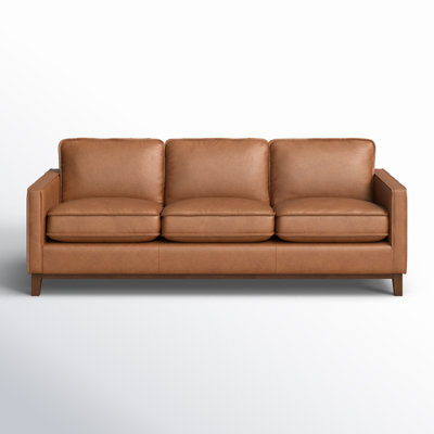 Cascades 85'' Leather Sofa
