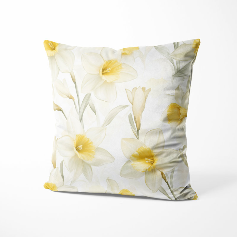 Coussin Floral - Coussin français, H 20 po x l 20 po