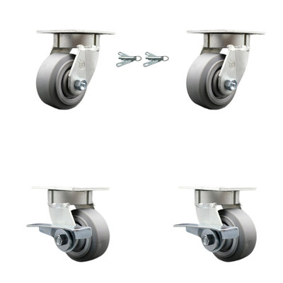 Kingpinless Thermoplastic Caster