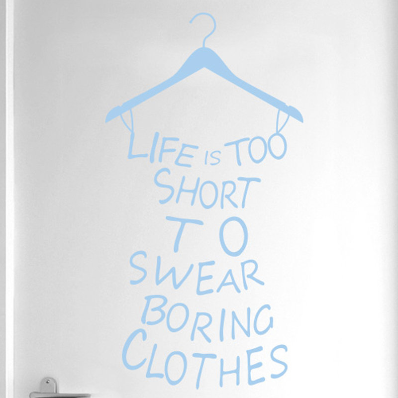 Wall Decal, Light Blue