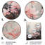 «Pink Forest Whispering Breeze I», art mural floral en métal dans le salon-814909929