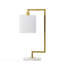 Lampe de table en métal 9 x 14,3 x 25,2 po