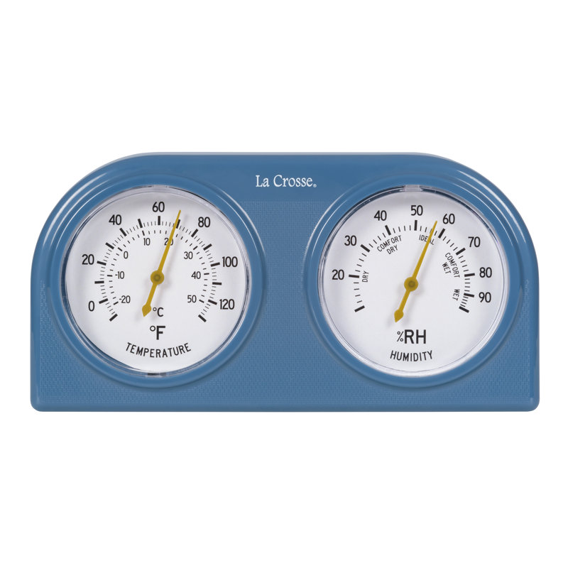 Thermomètre analogique et jauge d'humidité
