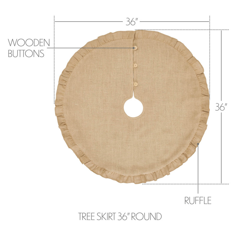 Jupe d'arbre en jute