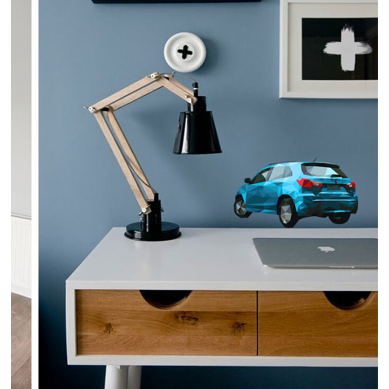 Adhésif décoratif voiture, H 8 po x l 14 po
