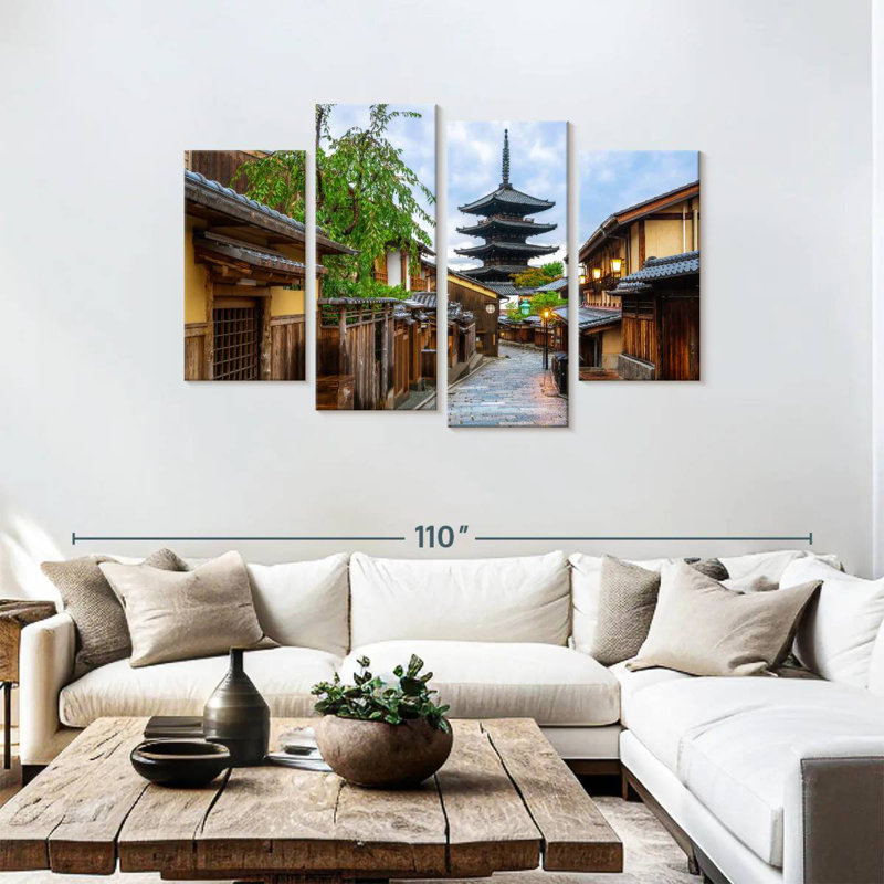 Rue Marchelle Kyoto Sannenzaka, H 48 po x l 75 po