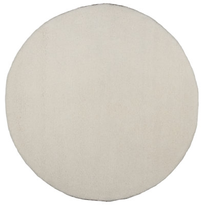 Lene Hand Knotted Wool White Rug