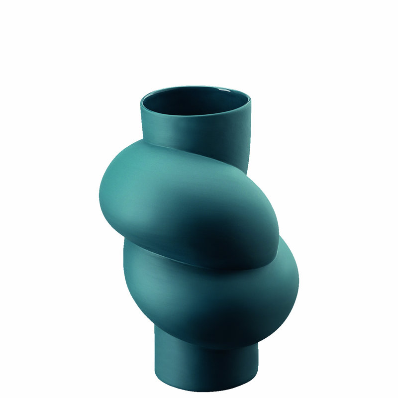 Node Porcelain China Table Vase, Abyss
