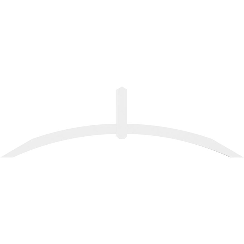 Support pour pignon en PVC Archdale, H 28 po x l 96 po (pas: 7/12), P 2 po x F 4 po